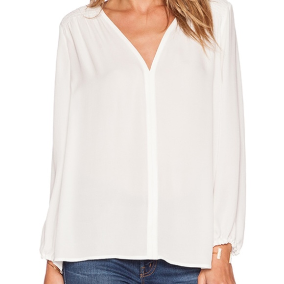 Joie Tops - Joie Lakshmi Top in Porcelain